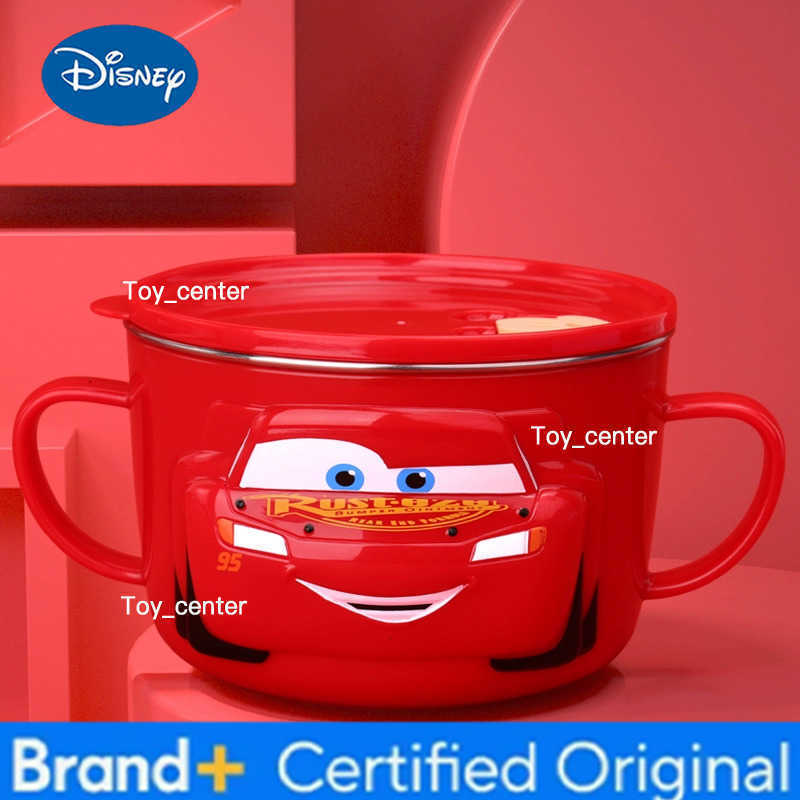 Disney Cute Cartoon Pixar Lightning Mcqueen Children Tableware Set Toddler Practice Chopsticks Cup Bowl Set ItS Gift For Kids Hot Sell H260302
