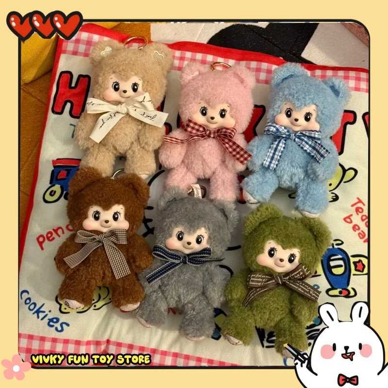 Pezzy Bear Gift Series Blind Box Cute Anime Figure Surprise Bag Bear MysteryBox Plush Pendant Vinyl Doll Keychain Decor ToysT260302