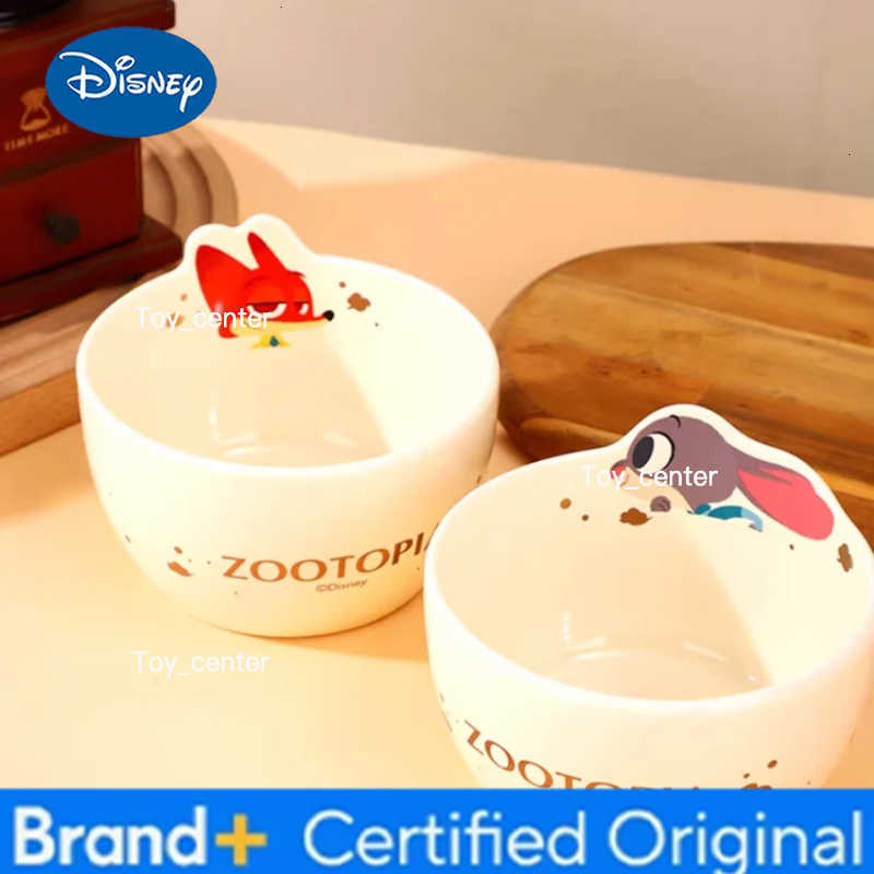 Disney Cartoon Character Shaped Ceramic Bowl 48 Inch Random Style Everyday Tableware for Kids And Adults Home Dining H260302