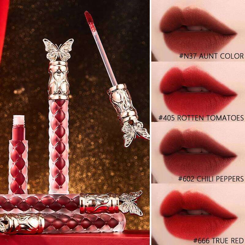 Ocheal 4 Colors oil cosmetic liquid lipstick long lasting Hydrating moisturising waterproof lip gloss H260302
