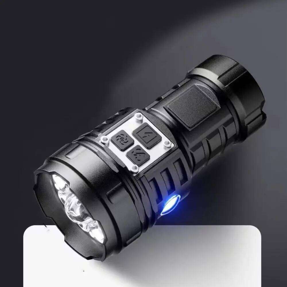 Waterproof Portable 17 Modes USB Rechargeable LED Flashlight Super Bright Handheld Spotlight Running Z260301