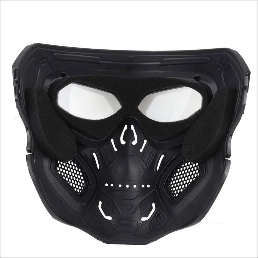 Skull Mask Motorcycle Mask Bicycle Riding Windproof Full Face Skeleton Protective Mask Colored Goggle Tactical Cycling Bike 260207 - view 6