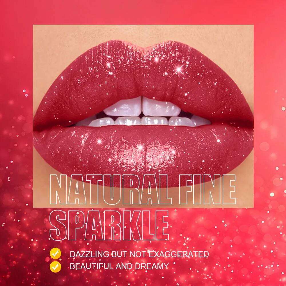 Pearl Love Pendant Sparkling Velvet Lipstick Metal Waterproof Long lasting Matte Diamond Lipgloss Women's Cosmetics H260302