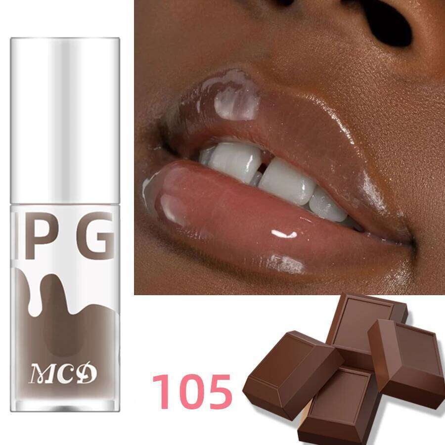 Crystal Jelly Moisturizing Oil Plumping Gloss Care of the Lips Makeup Lip Balm Korean Liquid Lipstick Cosmetic 5 Colors H260302