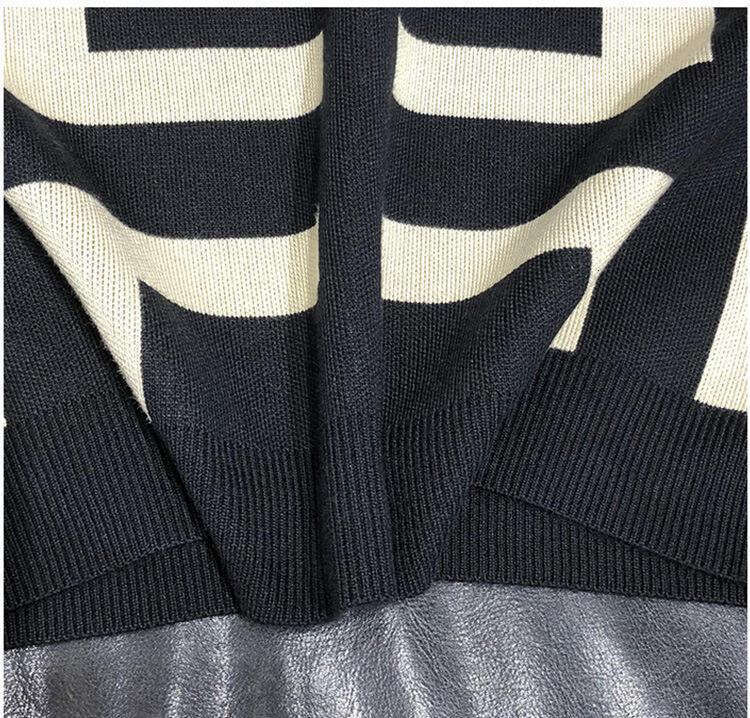 Spring And Autumn Geometric Pattern Base Shirt Men's Slim Fit Casual Trendy Brand Short Sleeve Knitted Top Summer T-Shirt Men