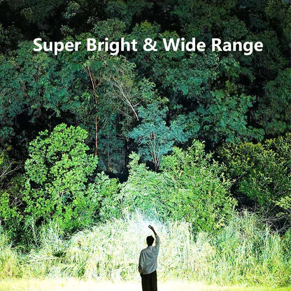 Smiling Shark SD7143 Mini Portable Flashlight, Super Bright Torchlight, with Magnetic Metal Clip, Type-C Rechargeable, Outdoors Z260301