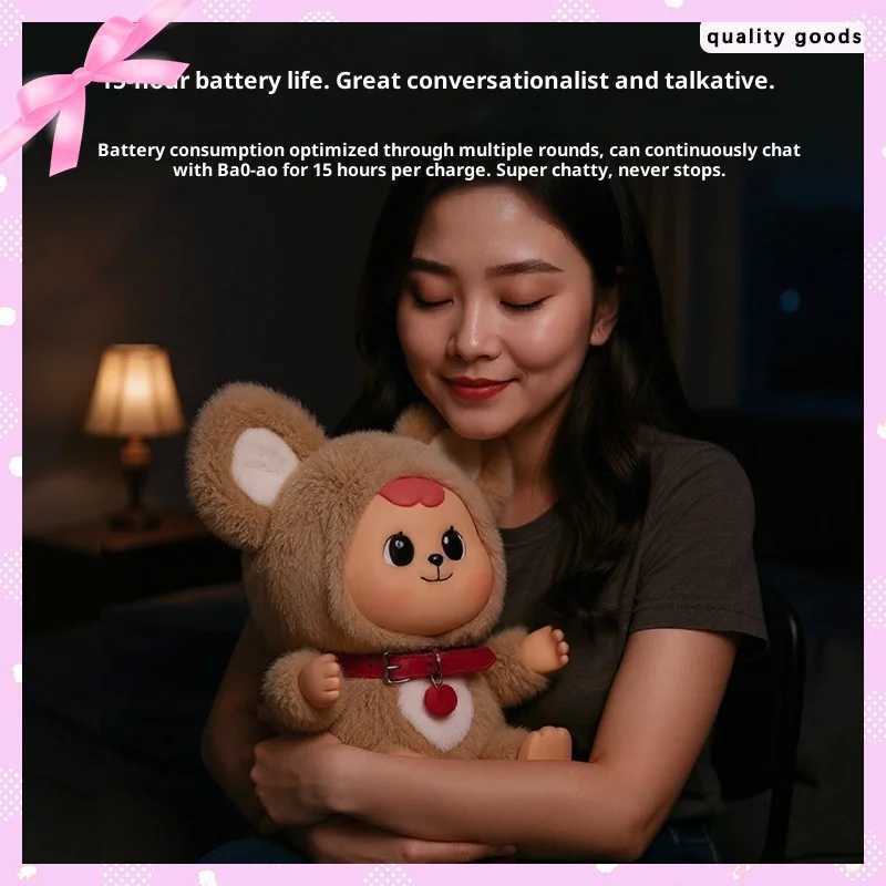 New Bao-Aoai Doll Educational Companion Chat Intelligent Soothing Emotional Dialogue Doll Toy Holiday Christmas GiftT260302