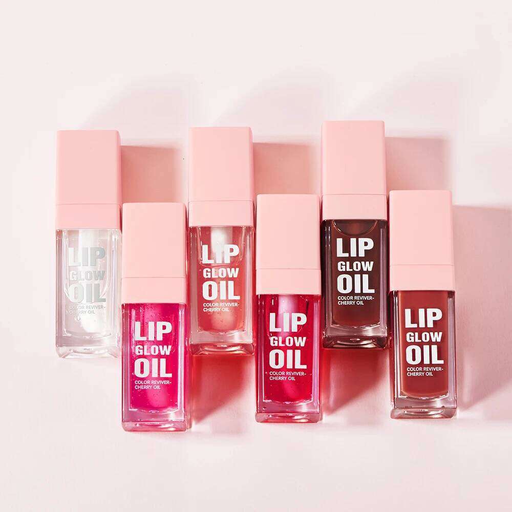 8.3ml Moisturizing and Volumizing Gloss Hydrating Glow Oil, Care Beauty Product, Tinted Lip Oil #020 Mahogany H260302