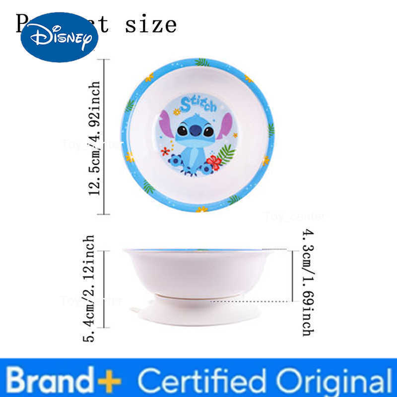 Disney 1pc cartoon Suction bowl Melamine tableware birthday party family dinner durable Suction bowl tableware H260302