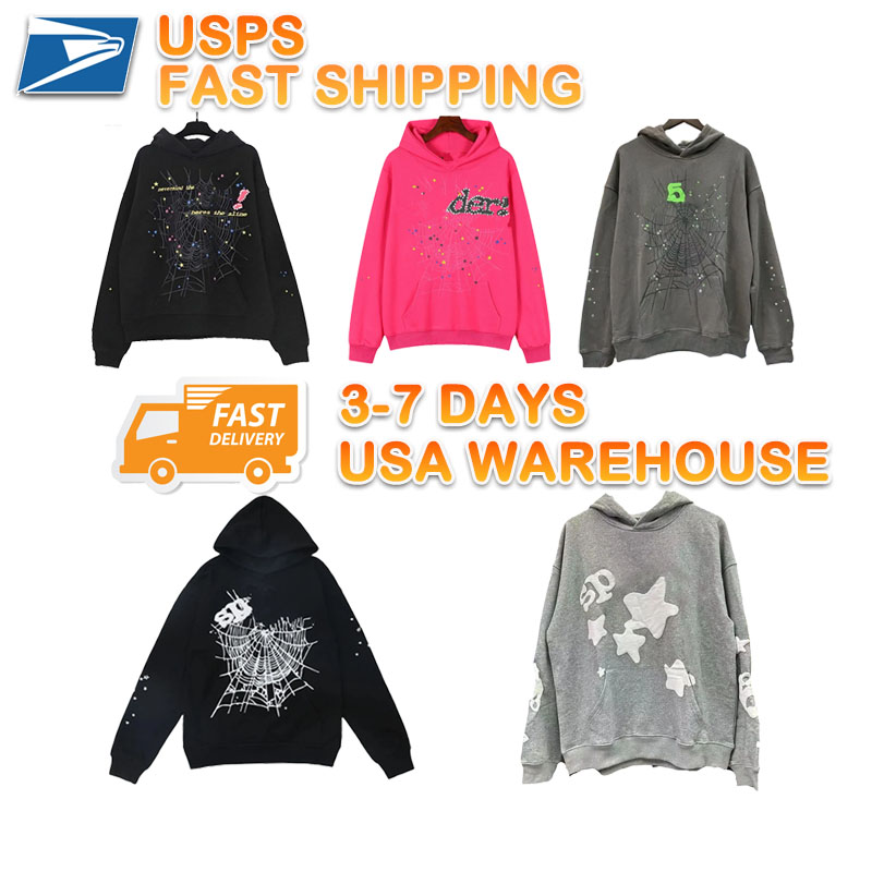 2025 Designer Spider Hoodie New Tracksuit Puff Print Hoodie Pullover Pants Hoodie Men Hoodie Sweaters Loose Long Sleeve Men Hiphop Clothing A003