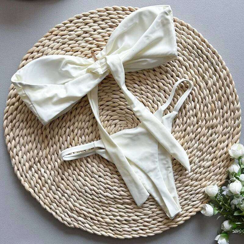Push Up Bikinis 2025 Sexy Women Swimsuit Female Swimwear Micro Bikini Set Swimming Suit Beachwear Bandeau Brazilian Biquini Z260301