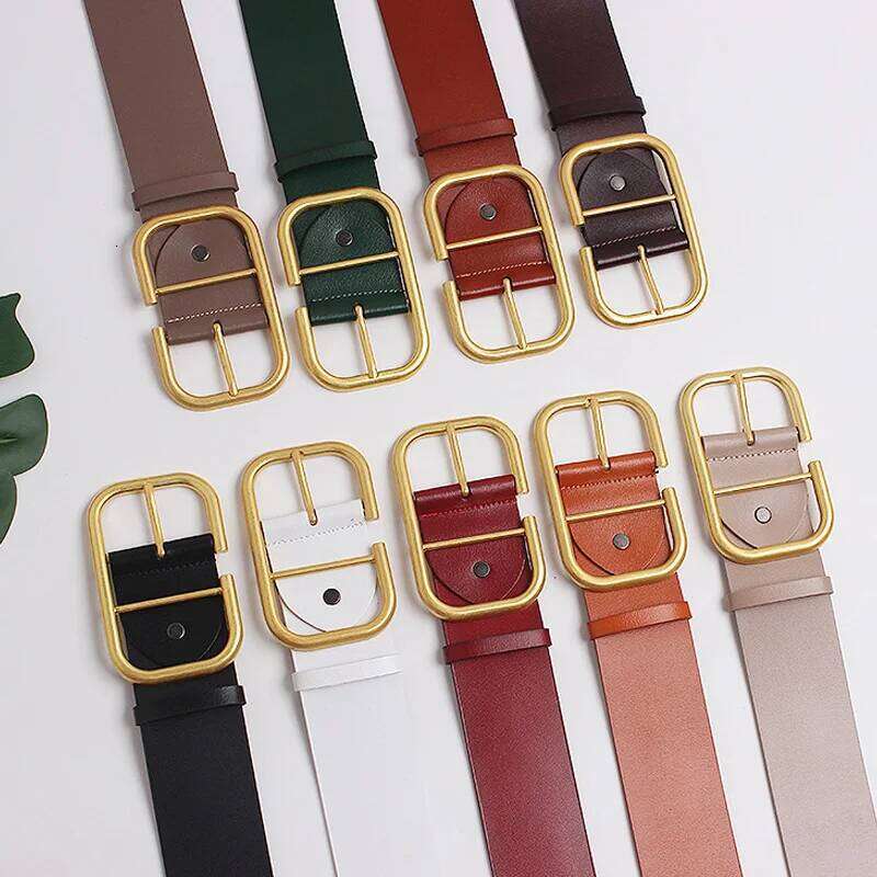 High-end Luxury Brands Women's Waist 5.7CM Width Genuine leather Corset Belt Plus Size Cowhide Dress Jacket Waistband S260228