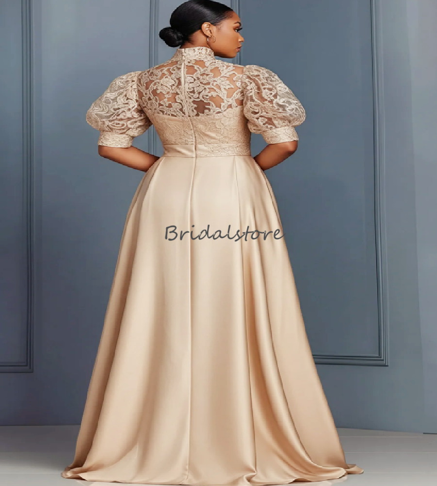 Fashion Gold Jumpsuit Evening Dress With Overskirt Train Elegant African Pantsuit Prom Dress For Black Girls Lace Birthday Party Vestios De Fiesta 202