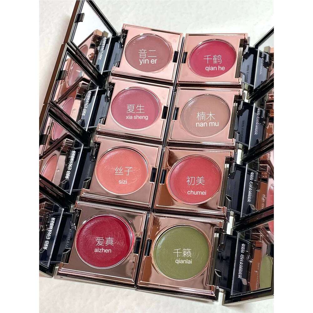 Red Chamber Multi-purpose Cream Blush Eyeshadow Lipstick RC Brush Paste Chu Mei Le Kui Eye Shadow Powder Clay Lip Glaze H260302