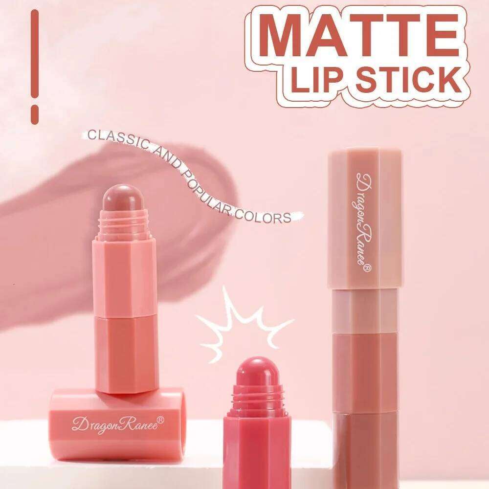 Dragon Ranee Mini Lipstick Set 4 Colors In 1 Matte Velvet Lipsticks Crayon Pen Kit Lipliner Waterproof Long Lasting Lip Makeup H260302