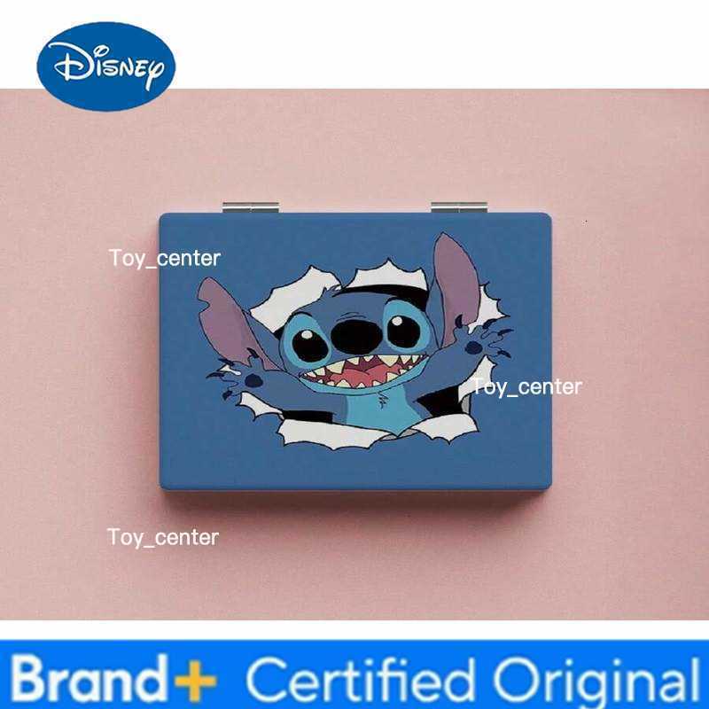 Disney Stitch series cartoon style small mirror double-sided folding portable carry Suitable for shopping and traveling H260302