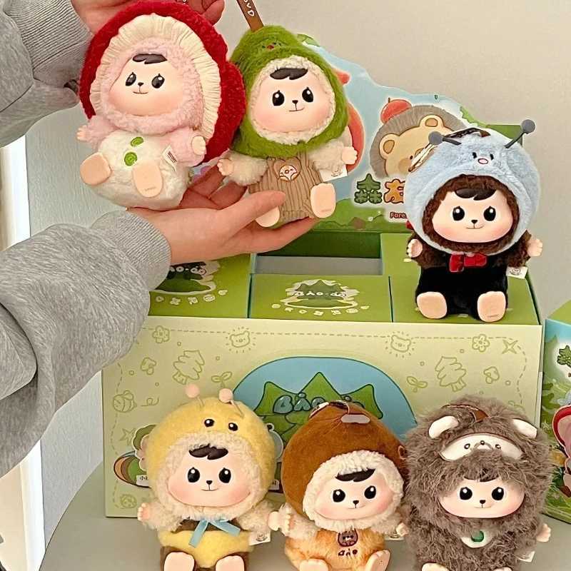 New Genuine Bao-ao Forest Friends Gathering Series Blind Box Vinyl Doll Cute Animals Figure Surprise Backpack Pendant Decor GiftT260302