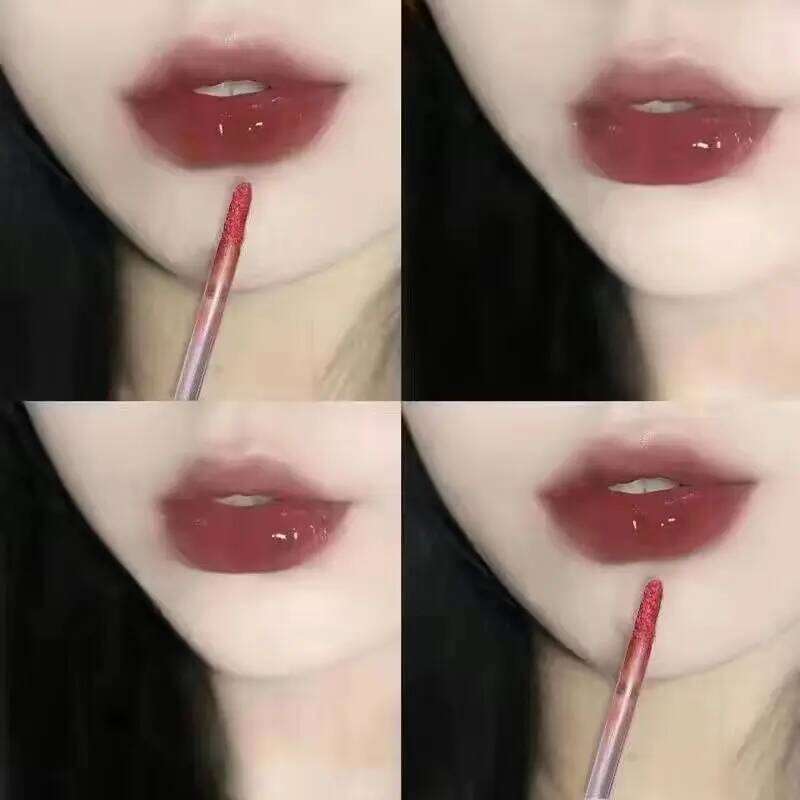 Transparent water-light glaze atmospheric pout mirror lip gloss does not take off makeup whitening lipstick H260302