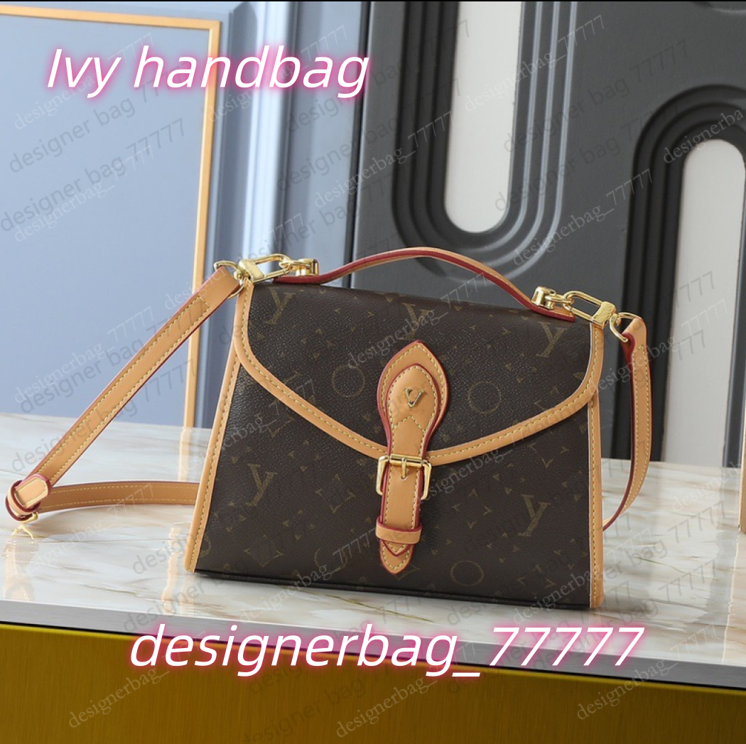 Designer Shoulder Bag Ivy Handbag Classic Luxury Handbag Underarm Bag Top Handheld Handle Detachable Adjustable Length Shoulder Strap Leather Opening Buckle