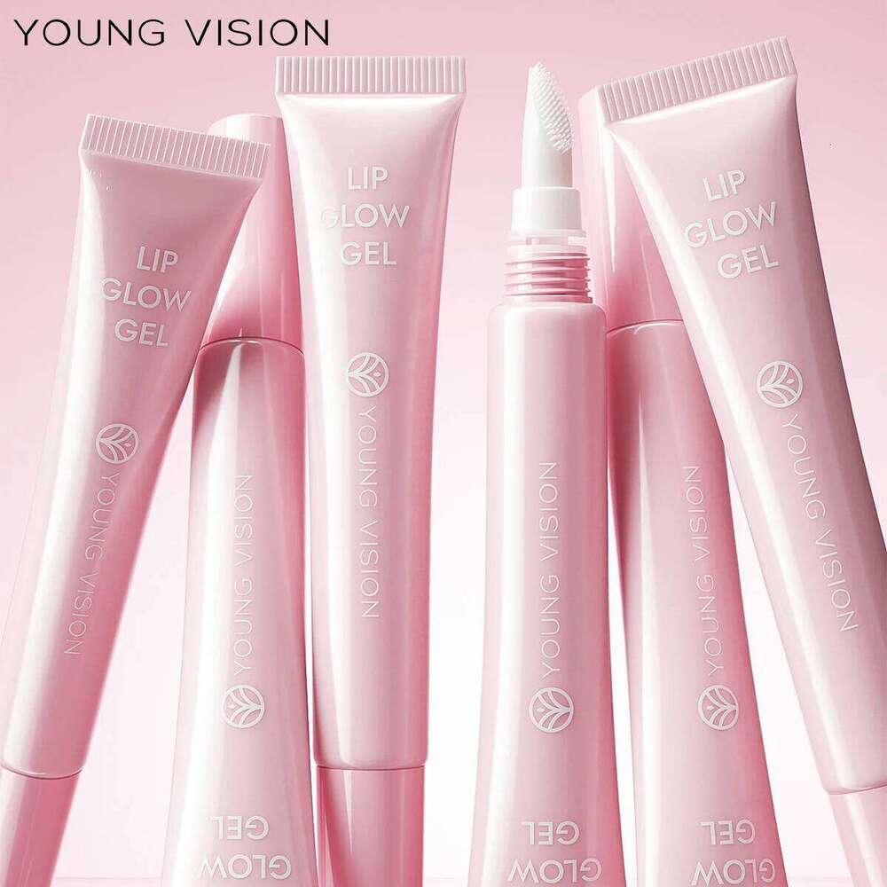 VISION LIP GLOW GEL Pink Moisturizing Lip Mask Anti-Chapping Glossy Long-Lasting H260302