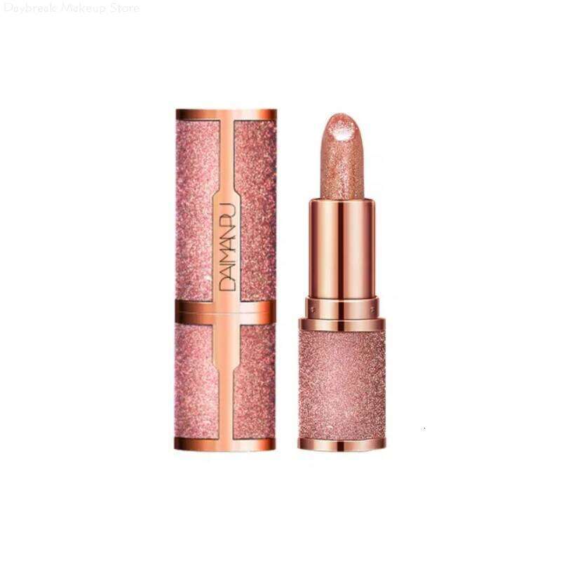 Diamond Temperature Color Changing Glitter Lipsticks Waterproof Longlasting Moisturizing Velvet Matte Lip Tint Sexy Lips Makeups H260302