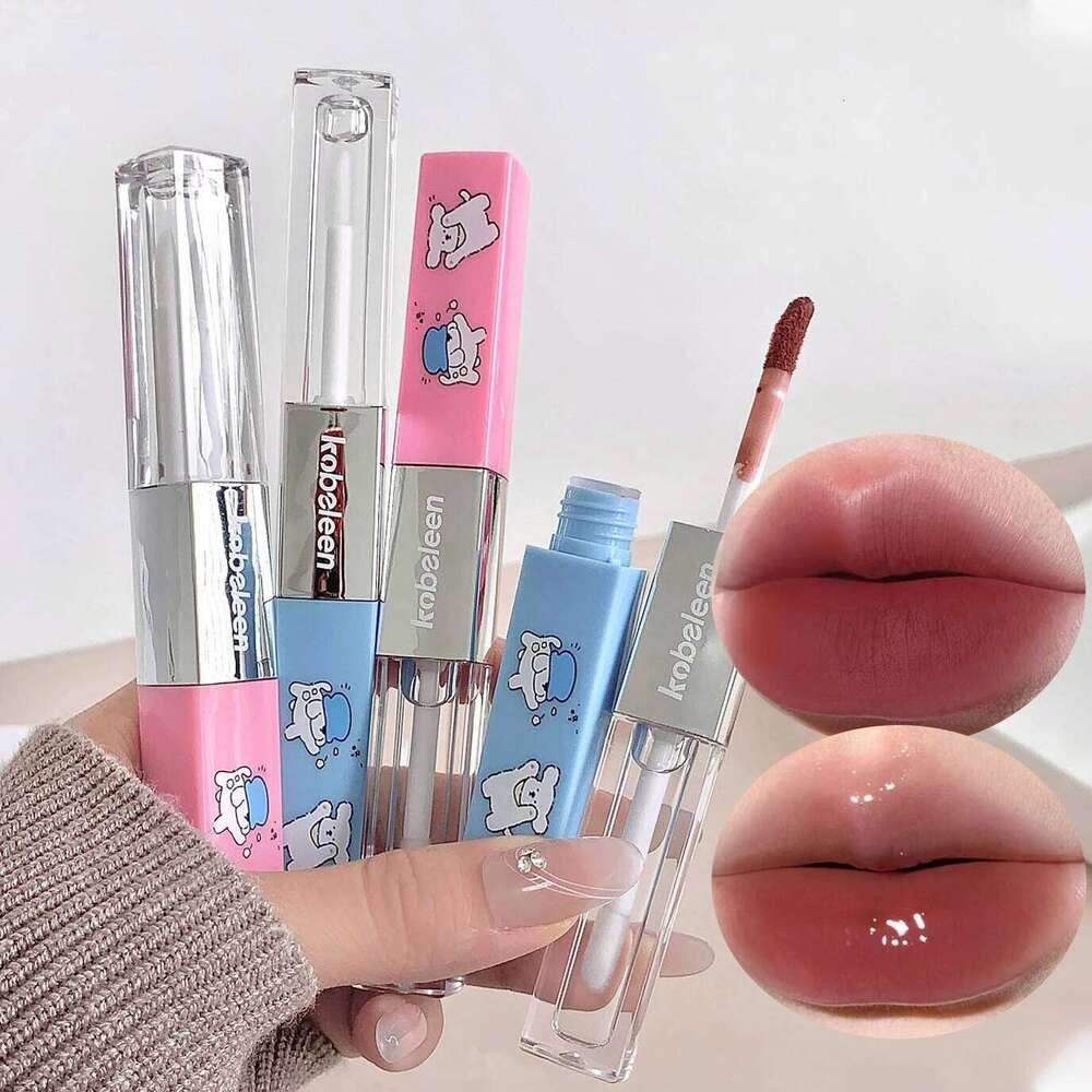 kobeleen Lip Gloss is water-rich colorful. Autumn and Winter Double-headed Lipstick Dance Party H260302