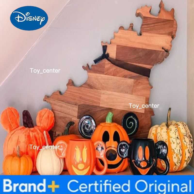 Disney Halloween Mickey Mouse New Pumpkin Lantern Cartoon Anime Action Figure Toys Decoration Collection Gifts Limited Edition H260302