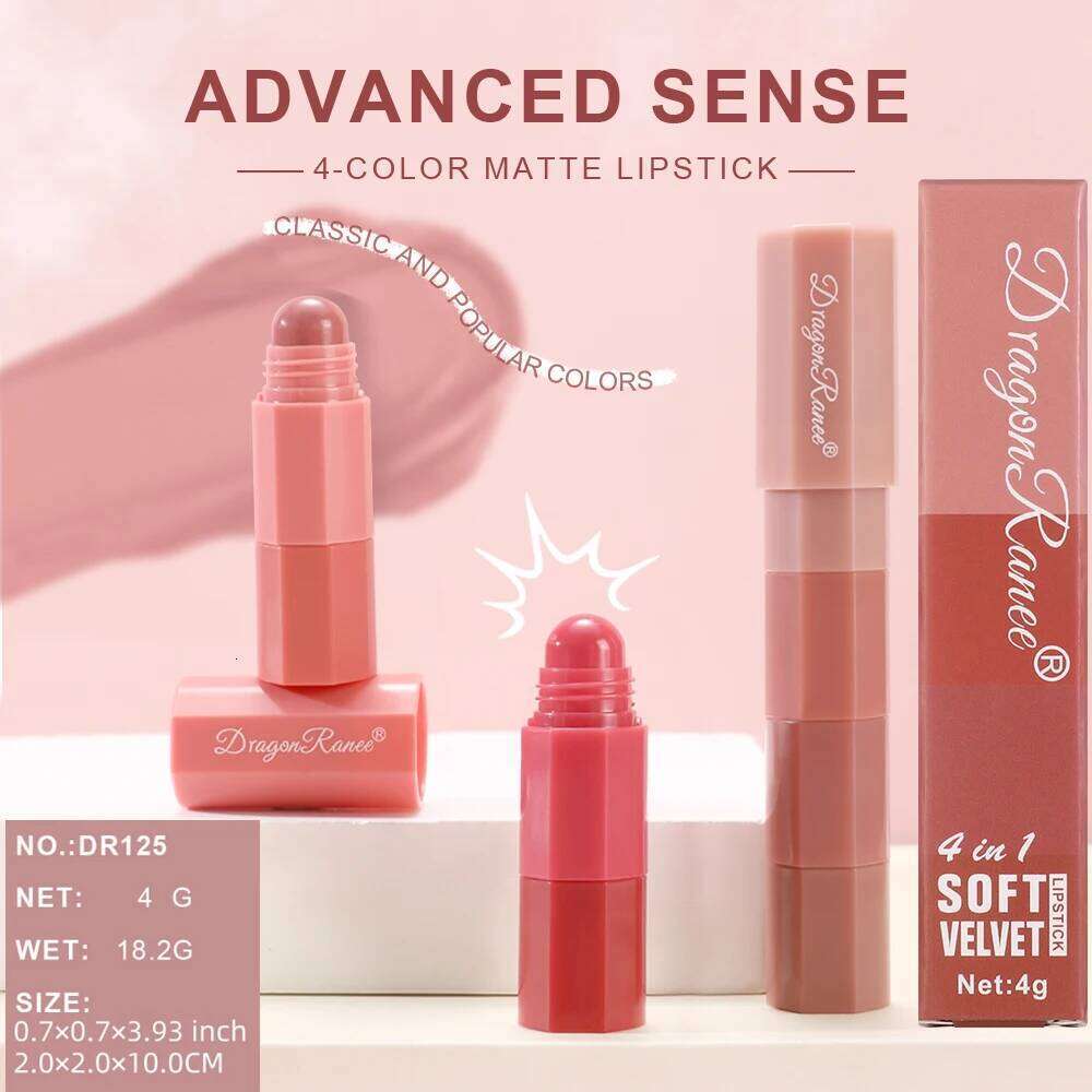 Matte Lipstick Easy Apply, Come Off, Waterproof, Sweat-Proof, Does Not Stick to Cups, Delicate Long-Lasting, and Is Versatile for Everyday Use H260302