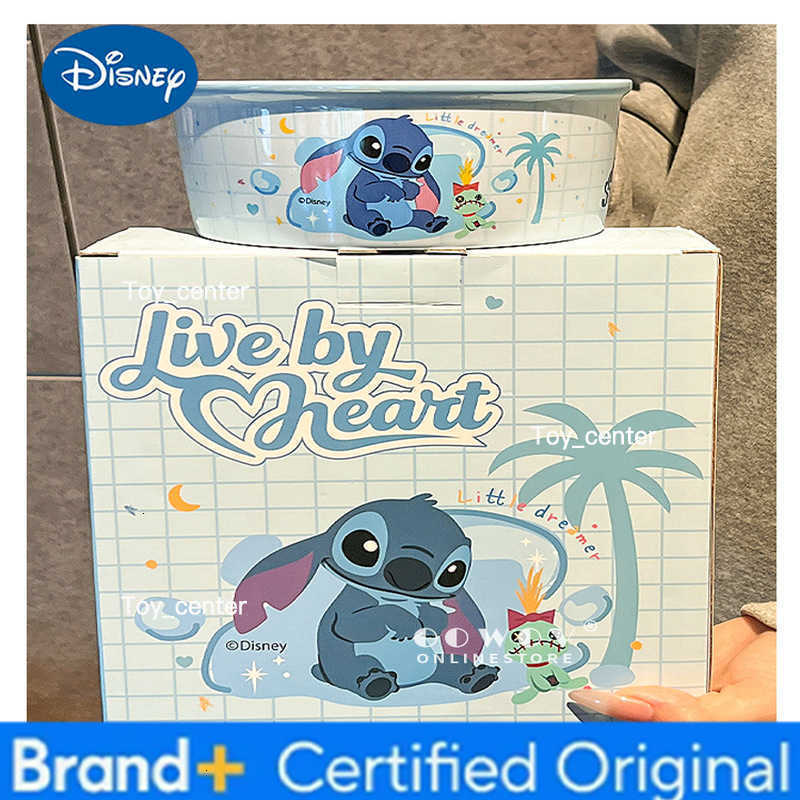 Disney Zootopia Judy Nick Stitch ceramic bowl household fruit bowl food container can be used as pet bowl drinking bowl cute gifts H260302