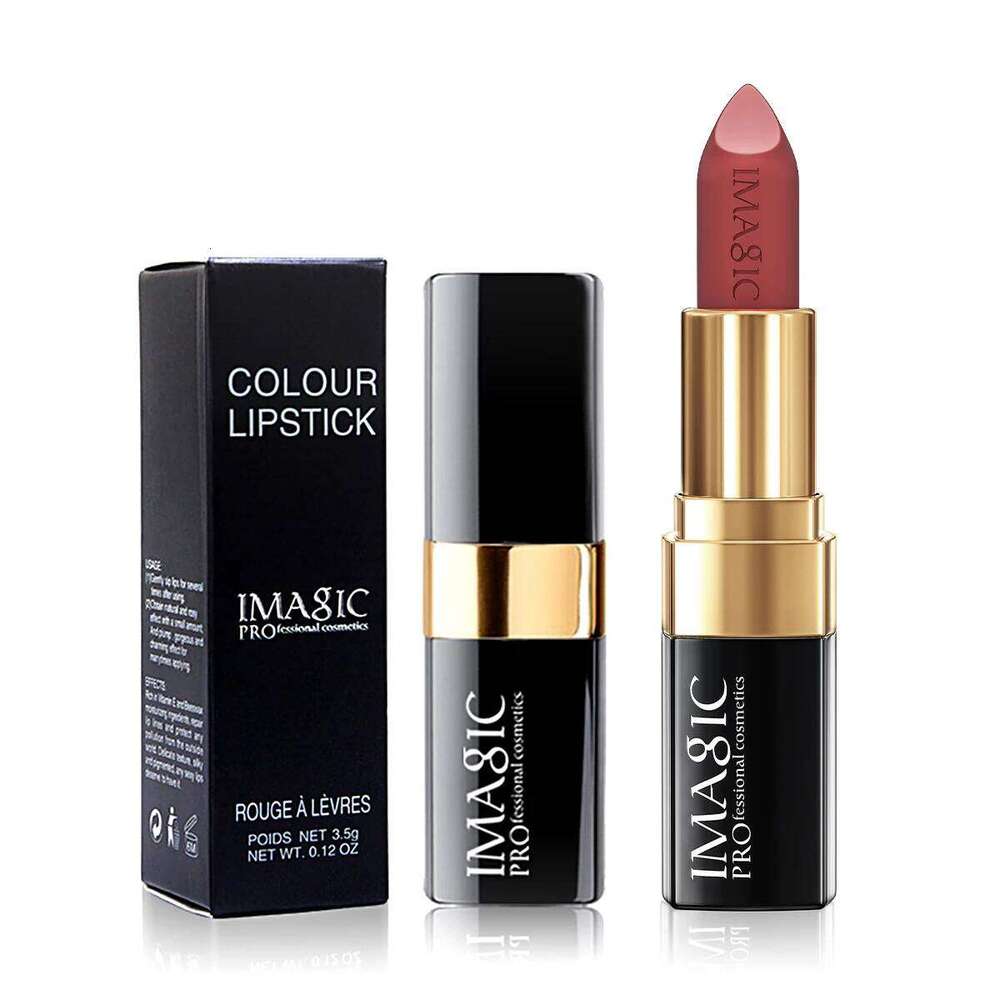 IMAGIC 12-Color Lipstick Matte Velvet Pigment Nude Rouge Waterproof Long Lasting Lip Profissional Cosmetics Beauty H260302