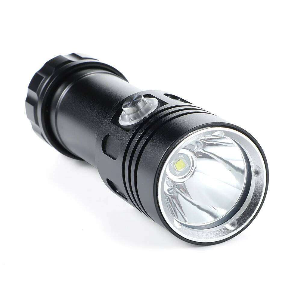 Ekaiou Light 2000 Lumens Super Bright Scuba Dive Flashlight IP68 Waterproof For 100m Underwater Diving Catching Fish Lamp Z260301
