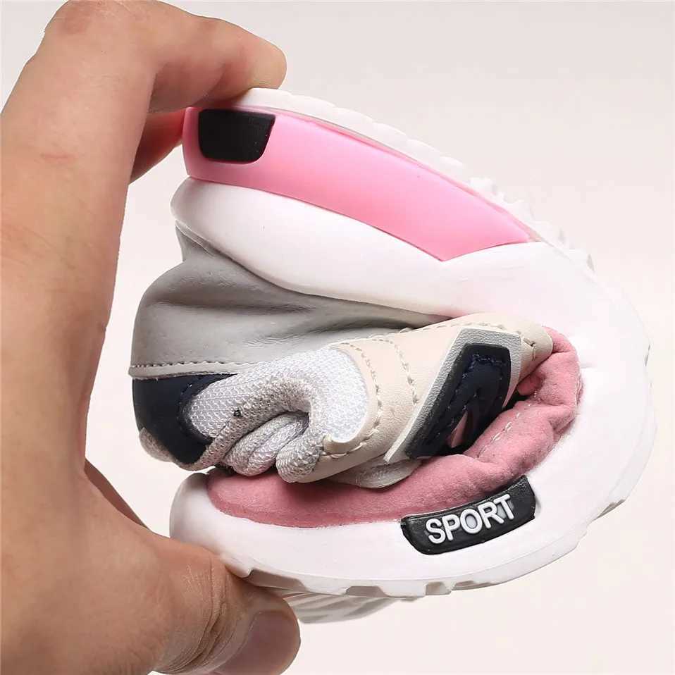 Kids Retro Running Sneakers Breathable Mesh Cushioned Heel Spring Autumn Sports Casual Shoes.T260302