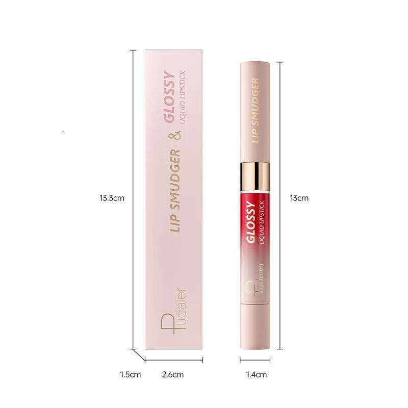 10 colors double-ended gloss matte glaze color reveal liquid lipstick velvet lip honey H260302