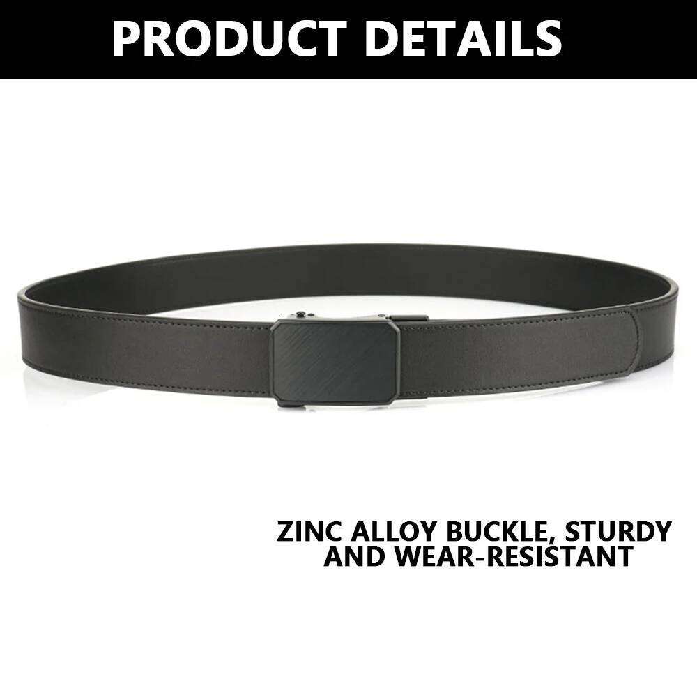 TUSHI New Gun Hanging Genuine Military Leather Luxury for Men Male Metal Automatic Buckle Designer Tactical Waist Belt S260228