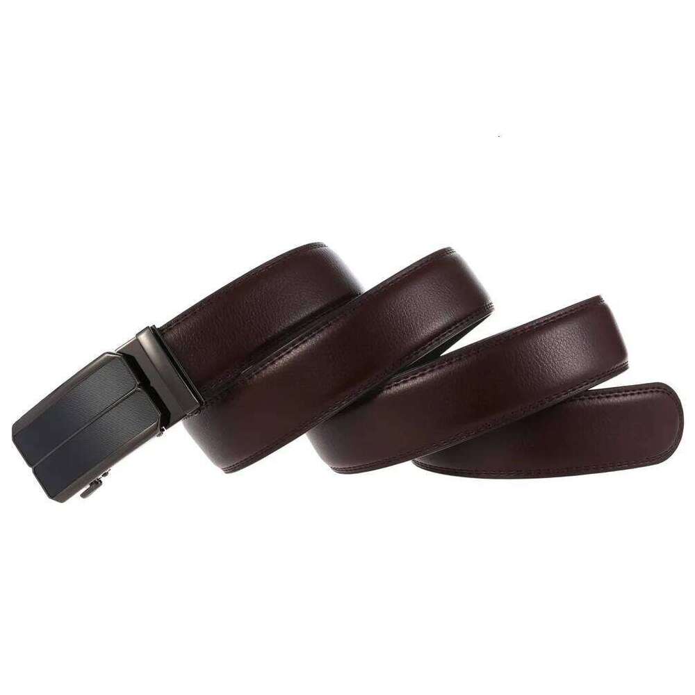 Designer Buckle Genuine Cow Leather Belts For Men Luxury Gift Formal Ceinture Homme Business Cowboy Waistband Trouser S260228