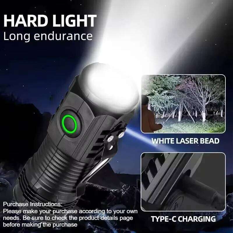 New Ultra Powerful 3 Core Mini Tactical Flashlight Three-eyed monster LED flashlight Z260301