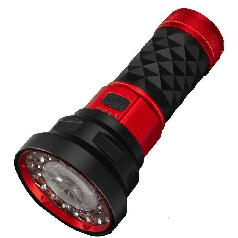Convoy Ultra Powerf Flashlight 18LED +1 LEP 6000lm Multi Light Lighting for Outdoor Exploration Search Rescue Patrol Z260301