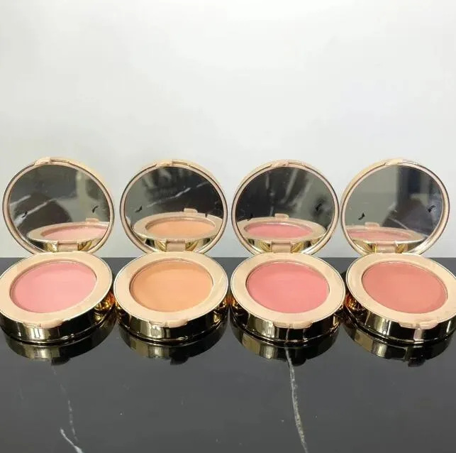 Brand Silky Blush Powder 4 colors silky rose tender apricot radiant pink bright coral makeup palette 5.5g FARD A JOUES POUDRE SOYEUSE good quality fast delivery