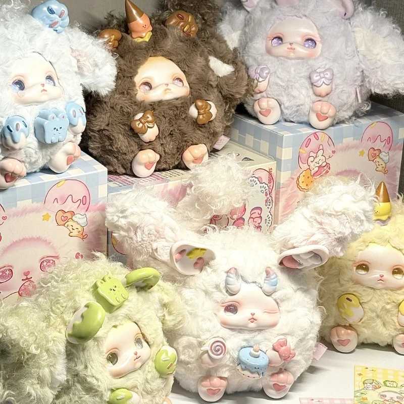 Spot Loloan Dessert Series Plush Doll Blind Box Cute Toy Fashion Play Magnetic Doll Kawaii Anime Figurine Surprise Bag Girl BoyT260302
