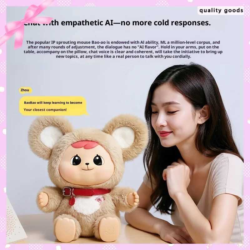 New Bao-Aoai Doll Educational Companion Chat Intelligent Soothing Emotional Dialogue Doll Toy Holiday Christmas GiftT260302
