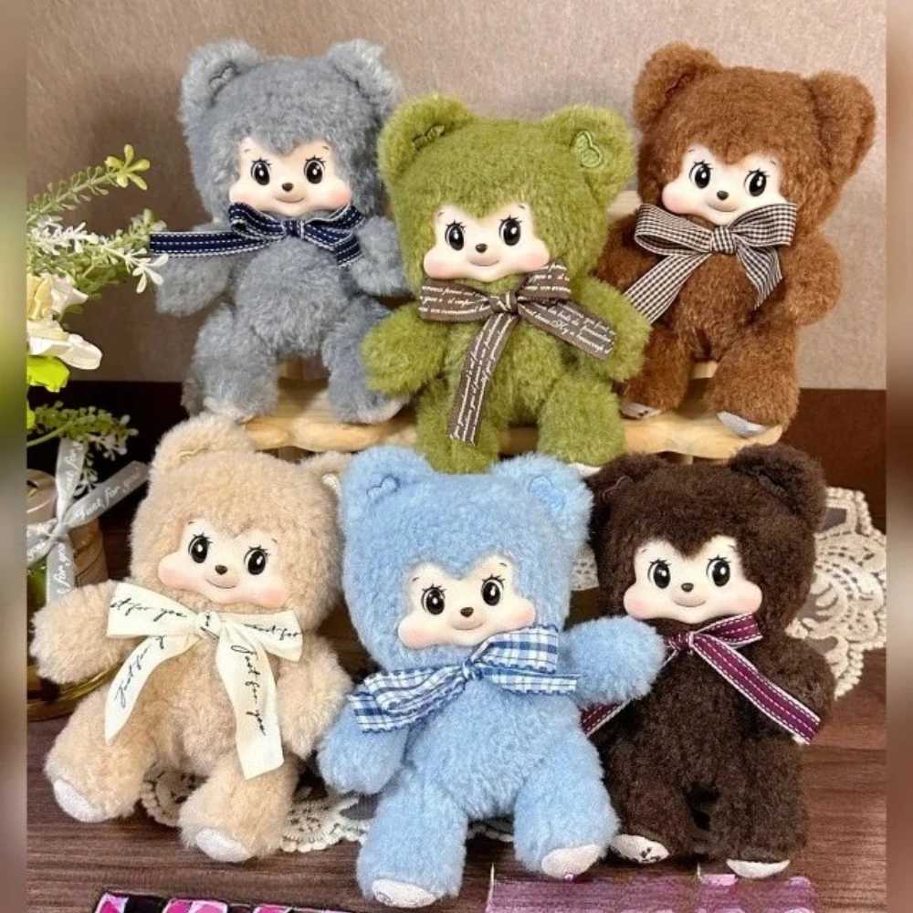 Pezzy Bears Gift Series Plush Blind Box Bear Anime Figure Toys Kawaii Plush Bag Ornament Pendant Vinyl Face Dolls Keychain GiftT260302