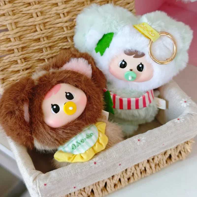 Bao-Ao Kawaii Anime Vinyl Face Plush Doll Cat And Dog Double Full Series Blind Box Mystery Pendant Toy Gift for CollectorsT260302