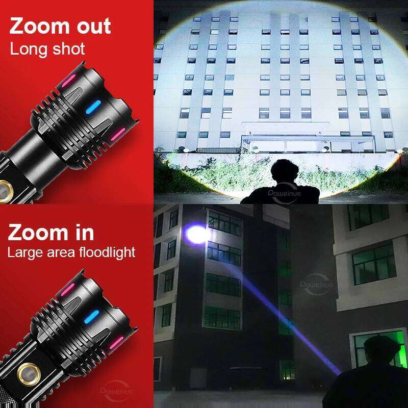Newest Super Powerful 800W Rechargeable Torch Light 3500 Meters High Power LED Flashlight XHP360 Tactical Lantern Z260301