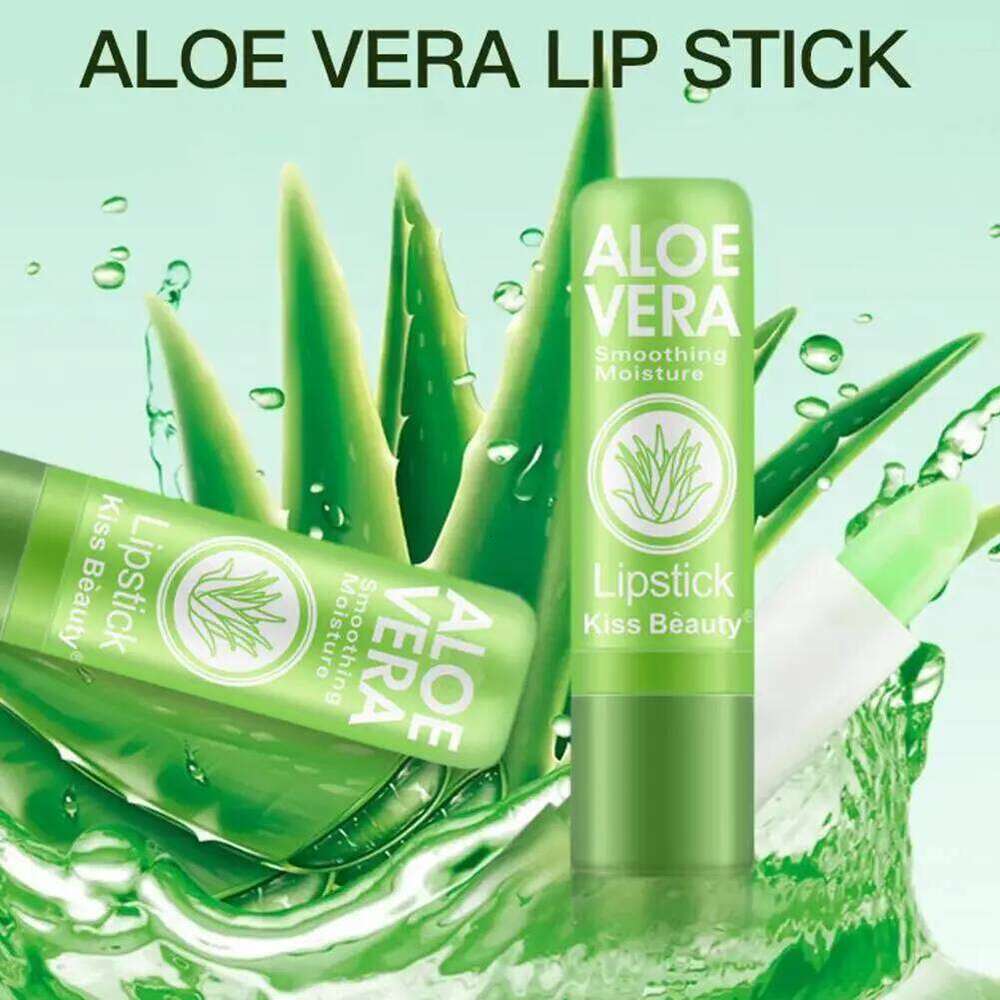 1/3/5PCS Moisture Lip Balm Aloe Vera Natural Lipbalm Temperature Changed Color Lipstick Long Lasting Nourish Lips Care Makeup H260302