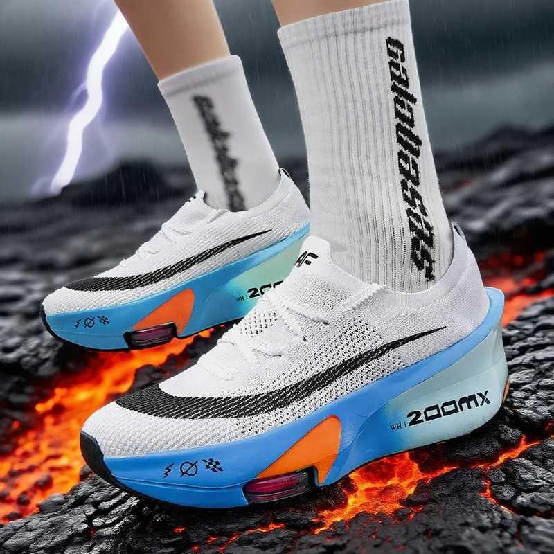 Casual Sneakers Air Cushion Running Shoes Jogging Marathon Men Sports Breathable Lightweight Comfortable Leisure Sneaker K260302