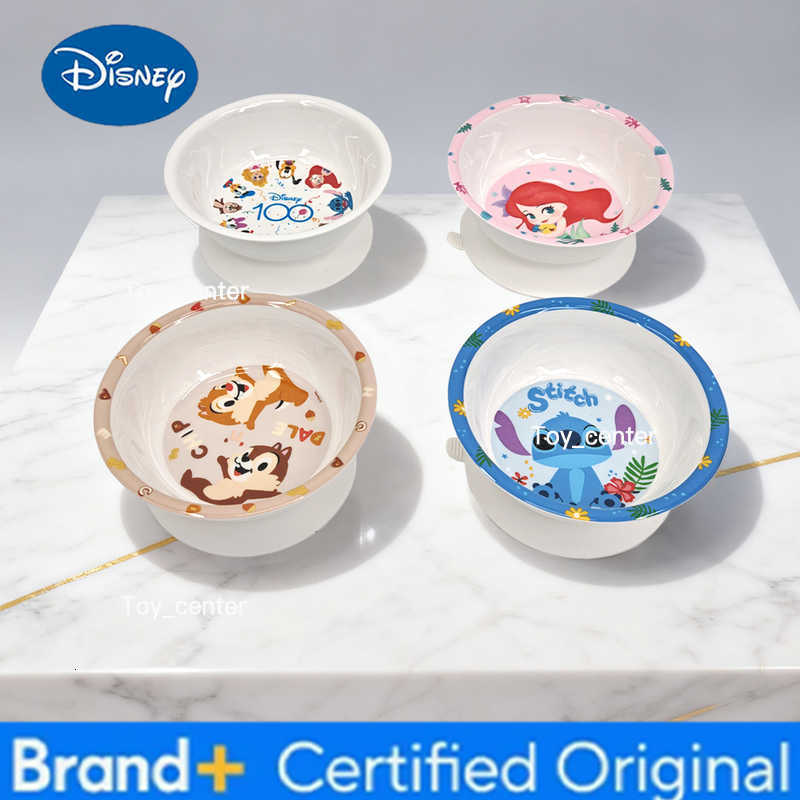 Disney 1pc cartoon Suction bowl Melamine tableware birthday party family dinner durable Suction bowl tableware H260302
