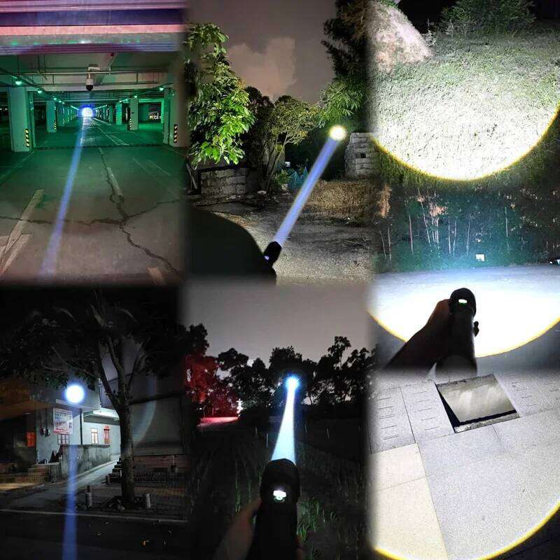 990000LM Most Powerful Flashlight Type-c Recharge 3000M Spotlight Tactical Flash Light 5000mAh High Power Led Flashlights Torch Z260301