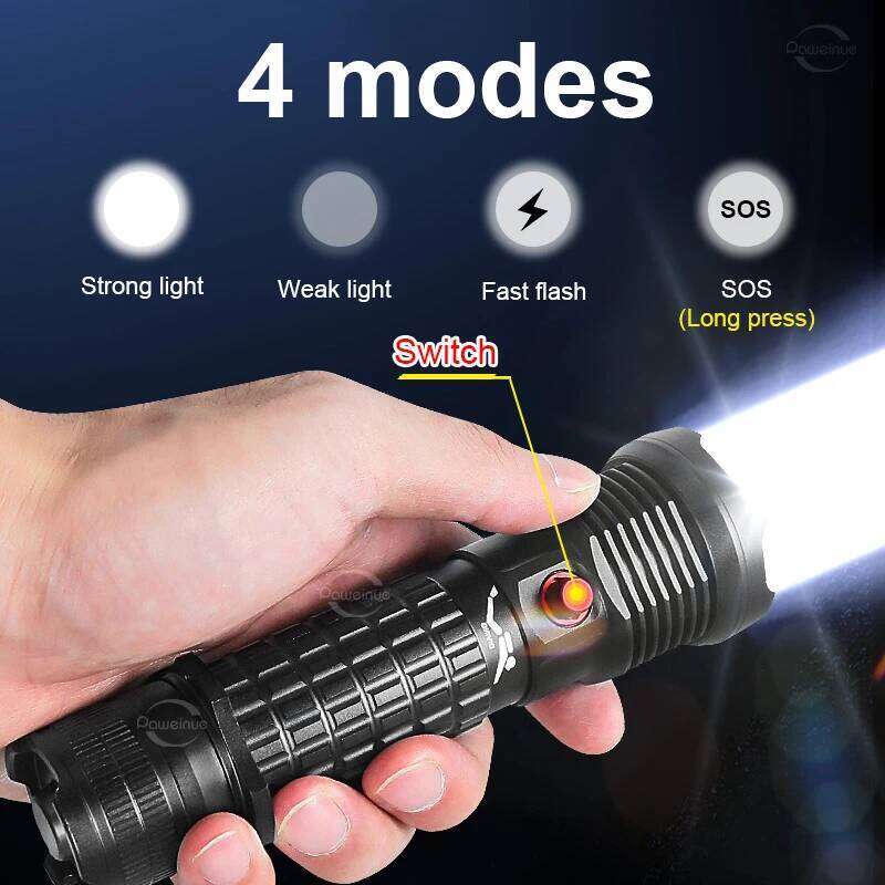 Professional Spearfishing Hunting Scuba XHP199 LED Dive Light 9900 Lumens Diving 26650 Torch Underwater Flashlight Z260301