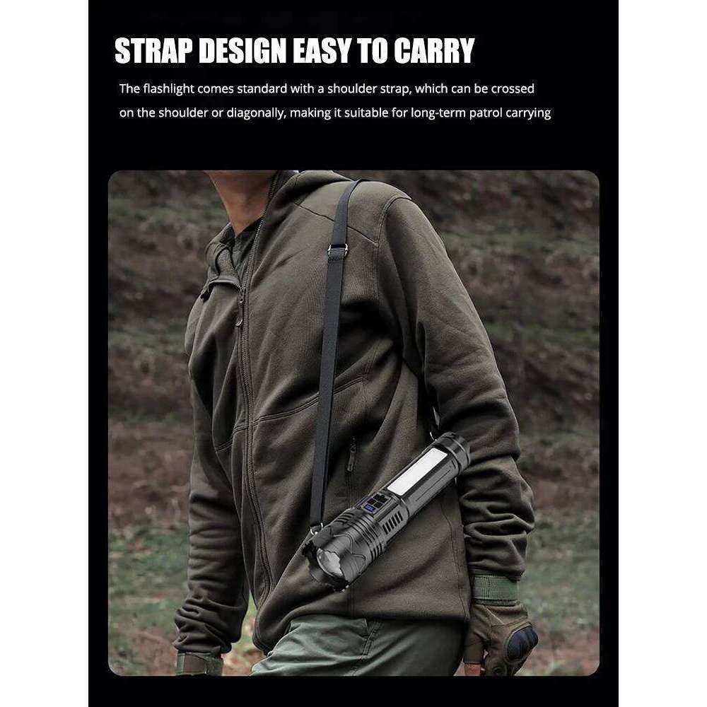 New 90000000LM High Rechargeable Led Flashlight Lighting Built-in 15000mAh Ultra Power Flashlights Tactical Torch Lantern Z260301