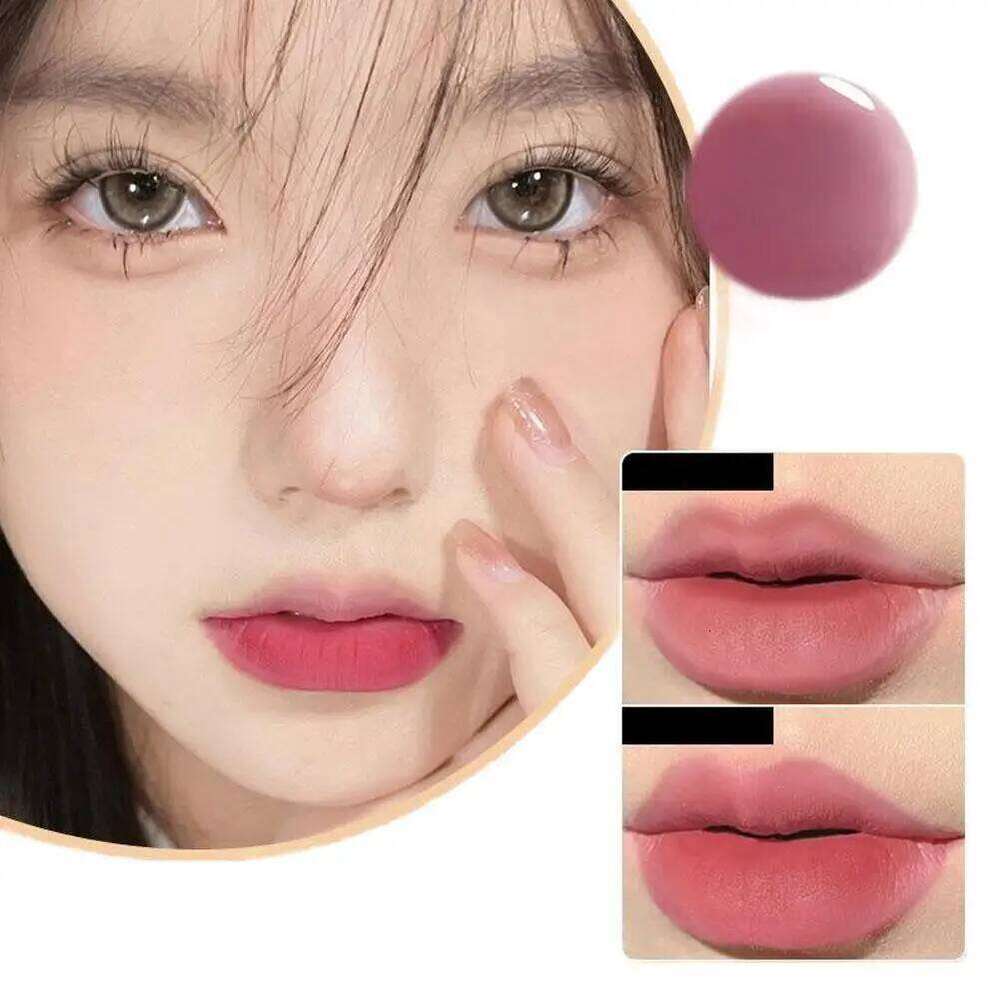 6 Colors Double Head 2-In-1 Matte Lipstick + Lipliner Long-Lasting Durable Women Girls Non-Stick Moisturizing Lip Balm H260302